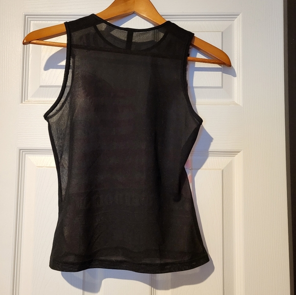 SLEEVELESS MESH TOP - Picture 2 of 4